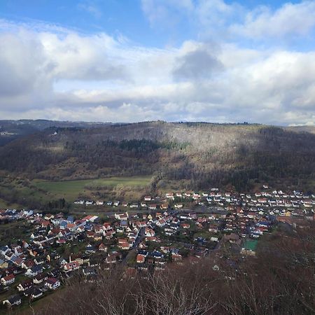Ferienwohnung Unterm Tierstein Bad Ditzenbach Eksteriør bilde